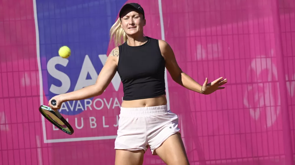 Dalila Jakupović  - 11.09.2023 &ndash;&Scaron;portni park Tivoli - ženski teni&scaron;ki turnir WTA 125 Zavarovalnice Sava Ljubljana, tenis  //FOTONik Erik Neubauer