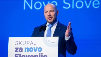 Ljubljana, Gospodarsko razstavisce.Programski kongres NSi.Predsednik stranke Nova Slovenija Jernej Vrtovec.