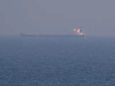 FILE PHOTO: A grain ship carrying Ukrainian grain is seen in the Black Sea, amid Russia's attack on Ukraine, near Ukrainian port of Odesa, Ukraine November 2, 2022. REUTERS/Serhii Smolientsev/File Photo