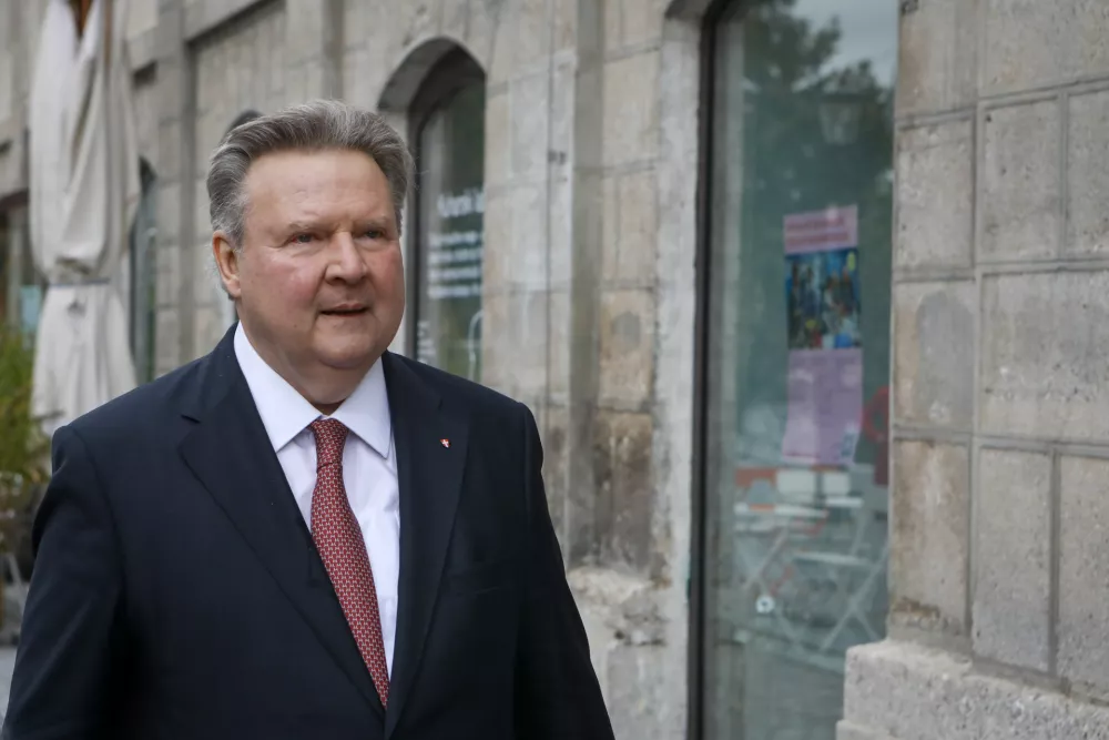 Dunajski župan Michael Ludwig&nbsp;23.10.2026 - okrogla miza z naslovom Ljubljana - Dunaj: mesto prihodnosti v organizaciji Mestne občine Ljubljana,Foto Luka Cjuha