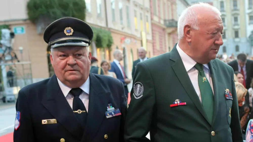 Ladislav Lipič, Alenka Ermenc- 24.06.2019 - Proslava ob dnevu državnosti - 28.let samostojne Slovenije - Kongresni trg, Ljubljana//FOTO: Jaka Gasar