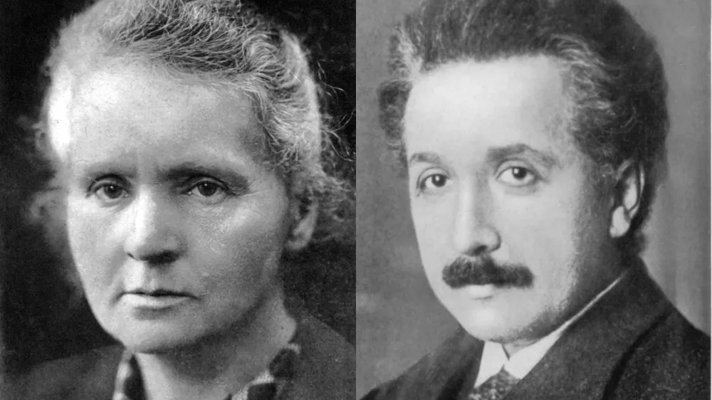 Marie Curie, Albert Einstein