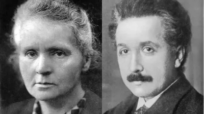 Marie Curie, Albert Einstein