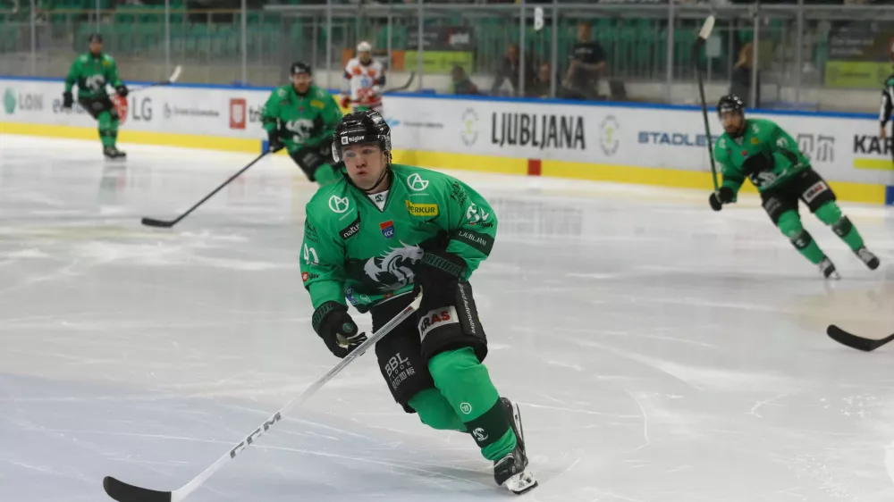 25.9.2026 - hokej -Olimpija - KAC Celovec v mednarodni ligi Icehl.Foto: Luka Cjuha