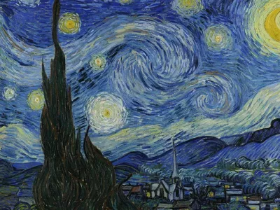 Vincent van Gogh: Zvezdnata noč F Muzej Revoltella / Foto: Muzej Revoltella