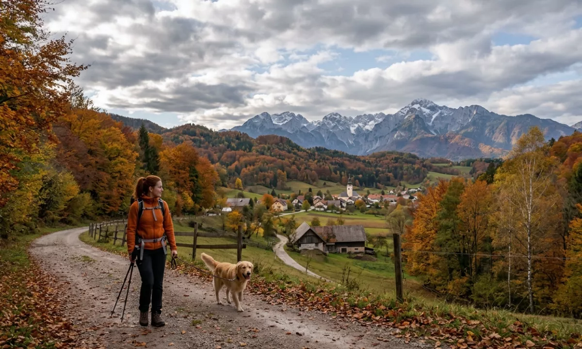 Prihod zime: sneg, mraz in zaprte ceste po Sloveniji