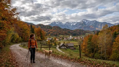 jesen, sprehod, jesensko vreme, oblačno vreme