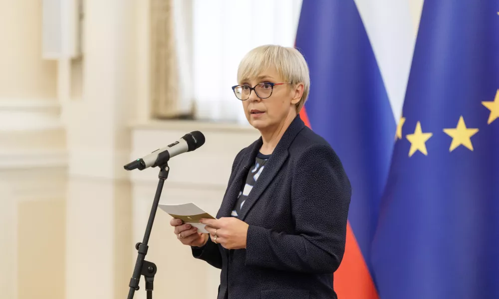 Ljubljana, Predsedniska palaca.Sprejem zagovornikov oziroma vodij in drugih predstavnikov evropskih organov za enakost.Nagovor predsednice republike Natase Pirc Musar.