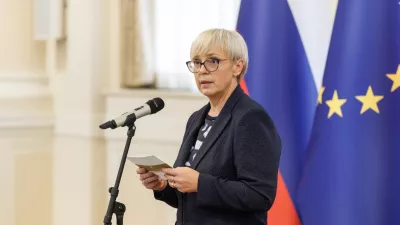 Ljubljana, Predsedniska palaca.Sprejem zagovornikov oziroma vodij in drugih predstavnikov evropskih organov za enakost.Nagovor predsednice republike Natase Pirc Musar.