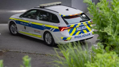 Policisti so se hitro odzvali. Na srečo hujših poškodb ni bilo. Slika je simbolična.