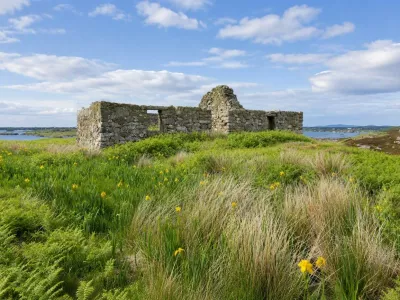 Story from Jam Press (Historic Isle Sale)Pictured: The private and accessible island extending to about 970 acres.Entire historic ISLAND that once sheltered Scotland's Bonnie Prince Charlie after he fled famous battle goes on saleAn entire historic island that once sheltered Scotland's Bonnie Prince Charlie after he fled the Battle of Culloden is up for sale.The Isle of Wiay, just off the east coast of Benbecula in the Outer Hebrides, extends to approximately 970 acres and comes with sandy beaches, freshwater lochs, sheltered anchorages and an abundance of wildlife.Beinn a' Tuath is the island's highest point at 335ft above sea level.The location also has strong Jacobite associations.In 1746, Bonnie Prince Charlie is said to have sought refuge on Wiay while fleeing government forces following his defeat at Culloden, as reported by Luxury Property News.A cave at the foot of Beinn a' Tuath, known locally as Prince Charlie's Rest, is traditionally believed to have sheltered the prince during his escape.Wiay was once home to a small crofting community and traces of its past remain, including the ruins of a cottage overlooking Bagh na Murla, a sheltered bay on the western shore.Planning consent was previously granted to renovate the cottage, although it has now lapsed.The island has no services.Its freshwater lochs offer fishing opportunities, while sporting rights are included in the sale and stalking is among the island's sporting pursuits.The remote landscape has recorded nesting sites for both golden eagles and white-tailed sea eagles.Wiay has also supported around 200 sheep in the past, with good grazing on its lower slopes.Sheltered by Benbecula to the west, the island boasts far-reaching views across the surrounding waters, with the Cuillin mountains of Skye visible on the eastern horizon on clear days.Estate agent Carl Warden said: "The opportunity to own an entire Hebridean island with an asking price below Ł1 million is certain to capture people's imagination."Add in Wiay's traditional connection to Bonnie Prince Charlie, its sandy beaches and extraordinary wildlife, and you have a property with a remarkable story to tell."With approximately 970 acres to call your own, it offers privacy and a sense of escape in a spectacular setting."Wiay is part of the Uists, a chain of interconnected islands in the southern Outer Hebrides.Balivanich on Benbecula is the closest settlement and serves as the commercial and administrative hub of the Uists, with shops, supermarkets, healthcare facilities, schools, caf&eacute;s and Benbecula Airport, which provides regular flights to the mainland.The wider Uists are known for their white-sand beaches, machair grasslands, freshwater lochs and abundant wildlife including seals, dolphins and whales, as well as their strong tradition of language and culture.After his crushing defeat at Culloden, Bonnie Prince Charlie went into hiding as government forces hunted him across the Highlands and islands.He eventually escaped to France, helped by Flora MacDonald, who disguised him as her serving woman.The Isle of Wiay is being offered by agents Bell Ingram at offers over Ł995,000.ENDSEDITOR'S NOTE: Non-Exclusive Licence: A non-exclusive licence has been obtained directly from the verified copyright holder. The copyright holder retains the ability to license the content elsewhere.,Image: 1141365521, License: Rights-managed, Restrictions: EDITOR'S NOTE: Non-Exclusive Licence: A non-exclusive licence has been obtained directly from the verified copyright holder. The copyright holder retains the ability to license the content elsewhere., Model Release: no 