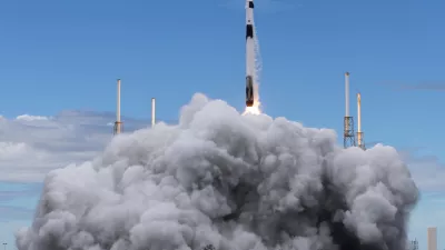 A SpaceX Falcon 9 rocket carrying the company's Dragon spacecraft is launched on NASA's SpaceX Crew-13 mission to the International Space Station with NASA astronauts Jessica Watkins and Luke Delaney, CSA (Canadian Space Agency) astronaut Joshua Kutryk, and Roscosmos cosmonaut Sergey Teteryatnikov onboard, Thursday, Oct. 1, 2026, from Cape Canaveral Space Force Station in Florida. (Joel Kowsky/NASA via AP)