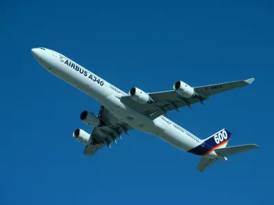 Airbus A340-600,Image: 896386683, License: Rights-managed, Restrictions:, Model Release: no 