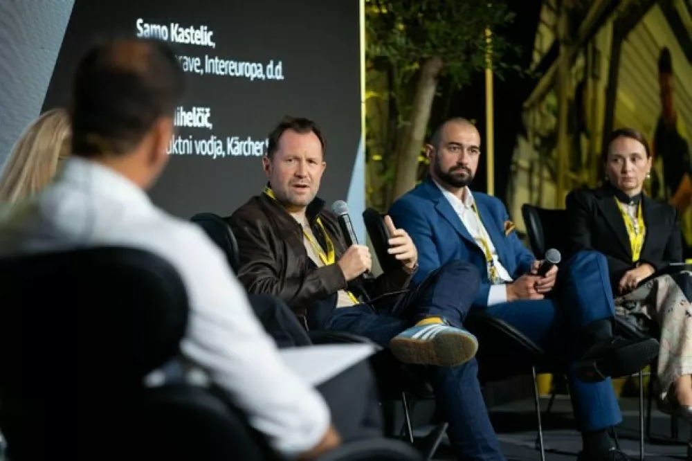 Klemen &Scaron;e&scaron;ok, Samo Kastelic, Tamara Zajec Balažič (Foto: K&auml;rcher Slovenija arhiv)