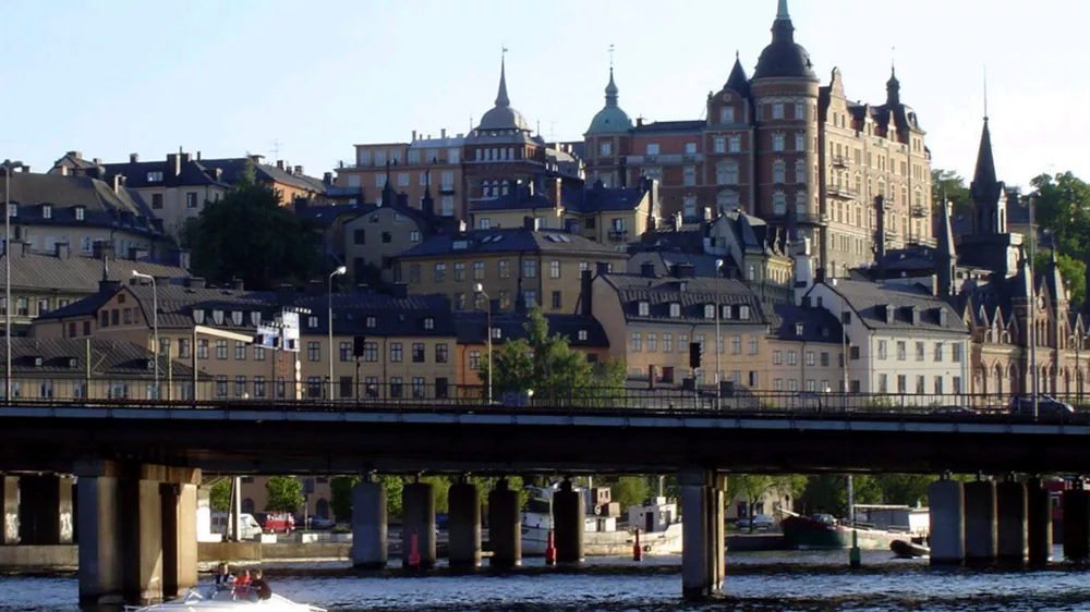 stockholm &scaron;vedska most morje cerkev