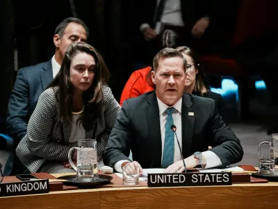 United States Ambassador to the United Nations Mike Waltz speaks during a meeting of the United Nations Security Council on Iran at the request of the United States at U.N. headquarters in New York City, U.S., January 15, 2026. REUTERS/Eduardo Munoz