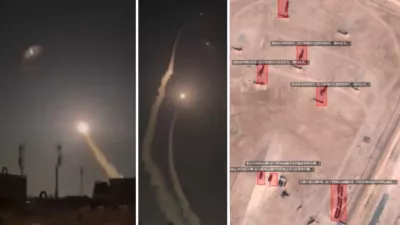 zajem zaslona, iranska raketa