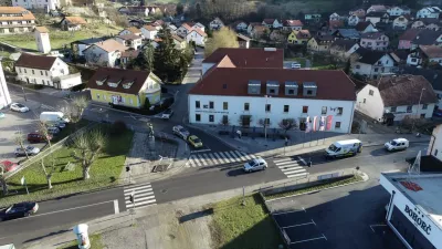 V &Scaron;entjurju se ta konec tedna začenja gradnja kroži&scaron;ča, zaradi katere bo prometnih osebnih in tovornih vozil do 7,5 ton preusmerjen na Teharje, Bukovžlak in Dole. Foto občina &Scaron;entjur