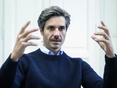 - 16.10.2026 - Luka Mesec, kandidat Levice za župana Ljubljane//FOTO: Jaka GasarOPOMBA: ZA OBJEKTIV - INTERVJU