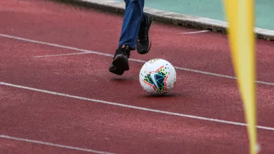 - 28.07.2019 &ndash; Simbolična fotografija, nogometna žoga, otro&scaron;ka igra //FOTO: Bojan Velikonja