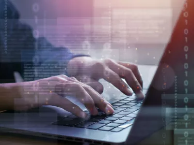 Hackers are working on solving hacks for cybersecurity programmers and technologists. Website Design and Social Security cyber concept,Image: 1132047145, License: Royalty-free, Restrictions:, Model Release: no 