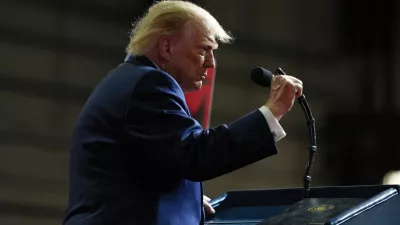 President Donald Trump speaks during a campaign rally at Rock Hill Sports and Event Center, Thursday, Oct. 29, 2026, in Rock Hill, S.C. (AP Photo/Alex Brandon)