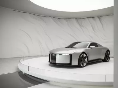 Audi concept C nakazuje, kako bo videti novi Audijev električni &scaron;portni avtomobil, ki bo precej spominjal na legendarnega TT.
