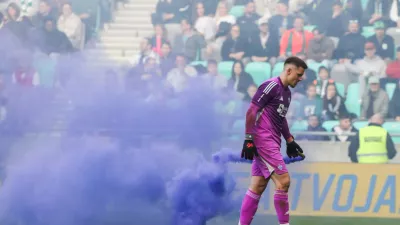 - Ažbe Jug, - 08.03.2026. 1. liga Telemach v nogometu. NK Olimpija - NK Maribor, derbi.//FOTO: Bojan Velikonja
