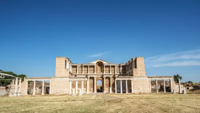 Scenic views of Sardis or Sardes which was an ancient city best known as the capital of the Lydian Empire, Sart, Manisa