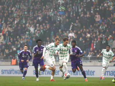 10.11.2024 - nogomet&nbsp;tekma Olimpija - Maribor - stadion Stožice&nbsp;&nbsp;&nbsp;FOTO: LUKA CJUHA